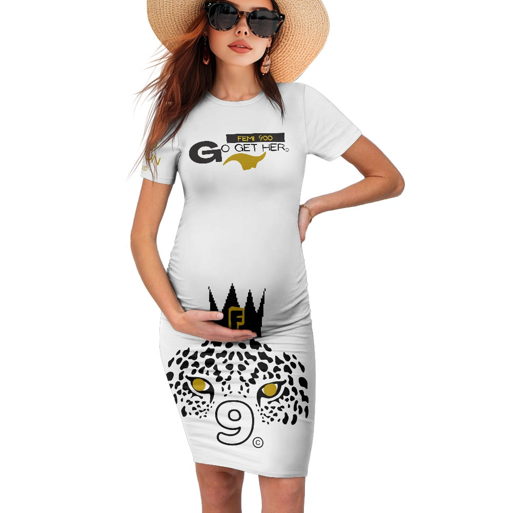 Go Get Her Maternity Midi Dress