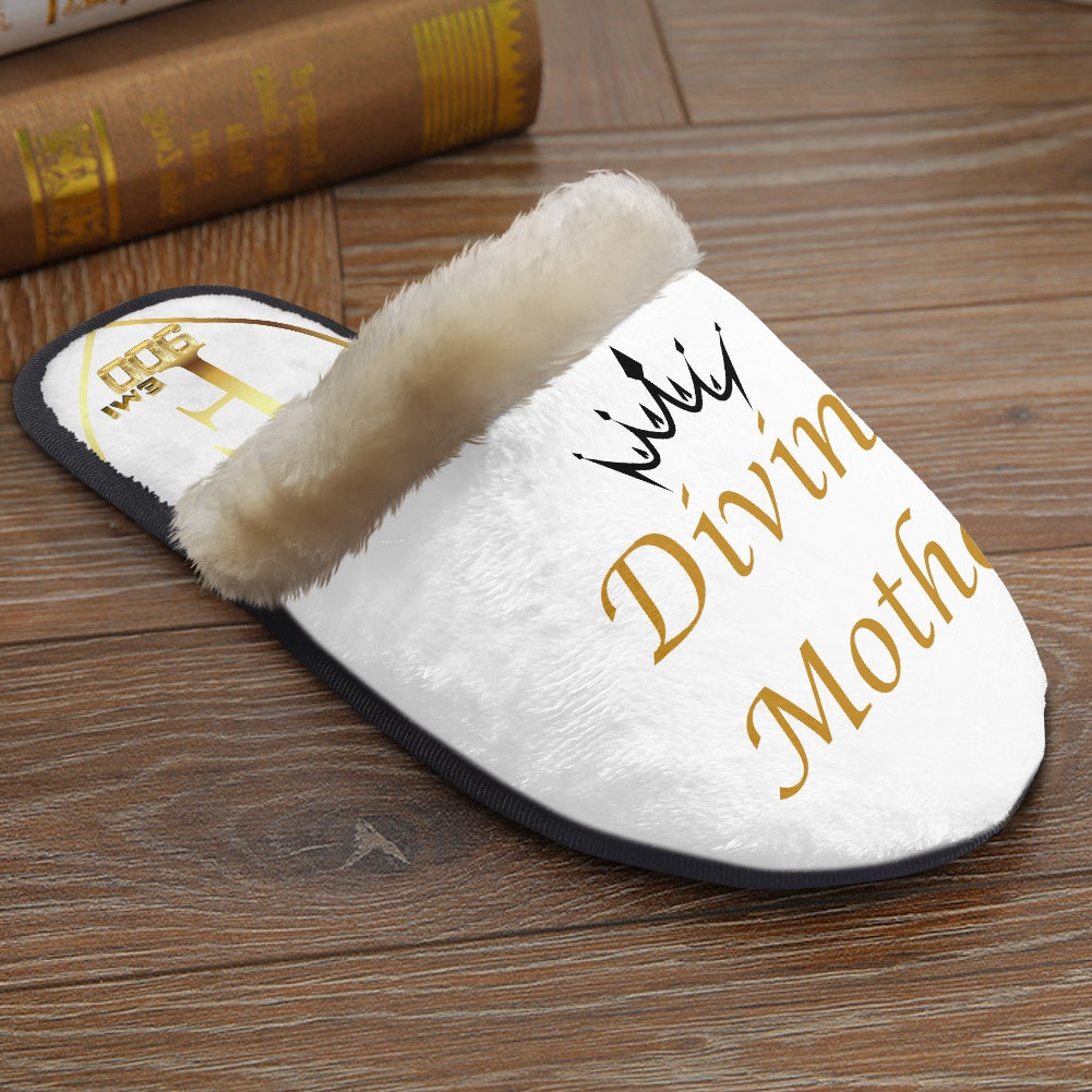 Divine Mother Fuzzy Slippers