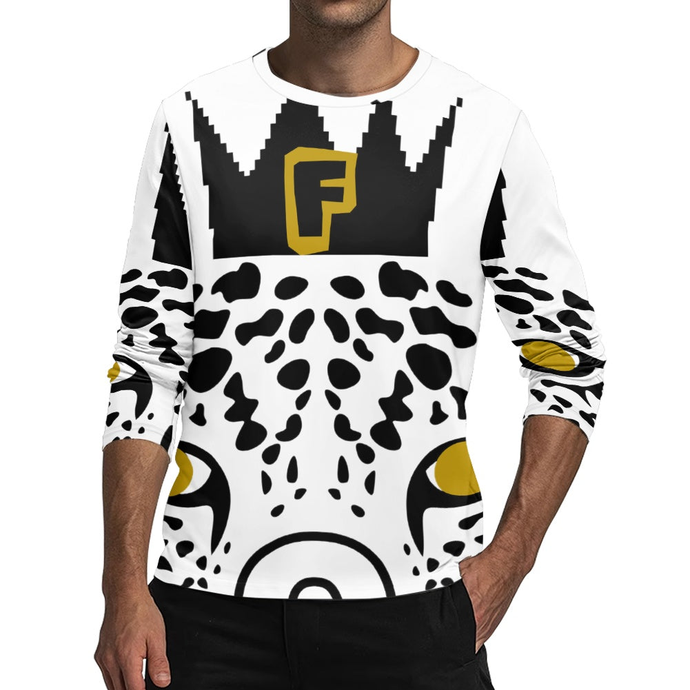 F Crown Jaguar All-Over Print Long Sleeve T-Shirt