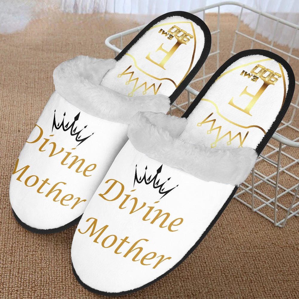 Divine Mother Fuzzy Slippers