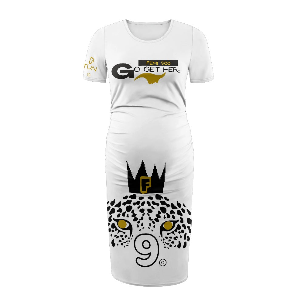 Go Get Her Maternity Midi Dress