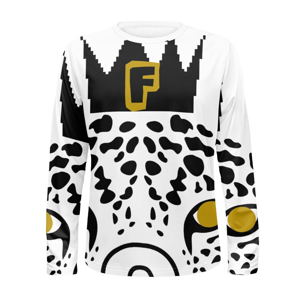 F Crown Jaguar All-Over Print Long Sleeve T-Shirt