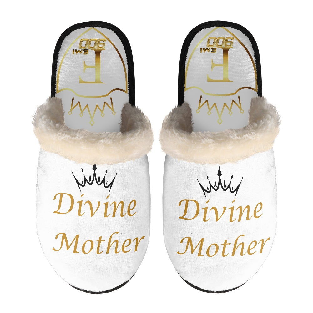 Divine Mother Fuzzy Slippers