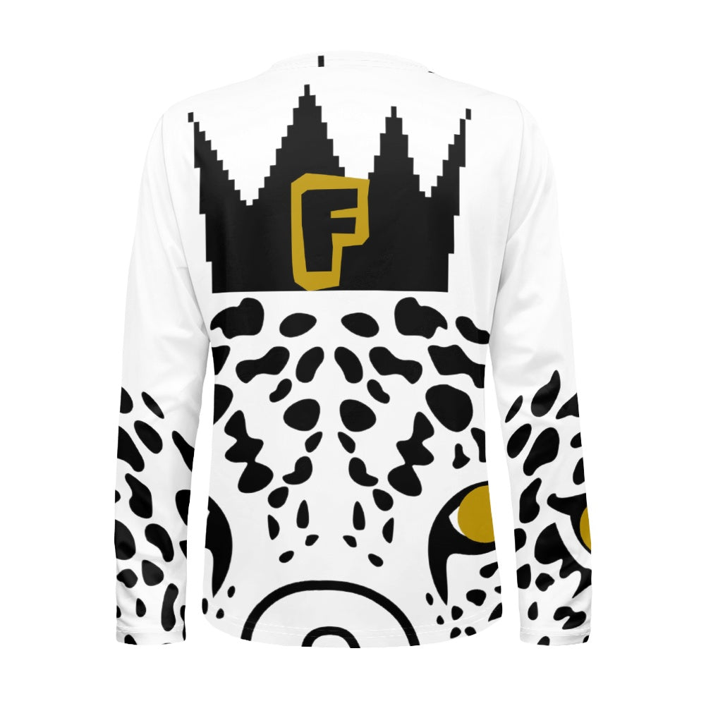 F Crown Jaguar All-Over Print Long Sleeve T-Shirt