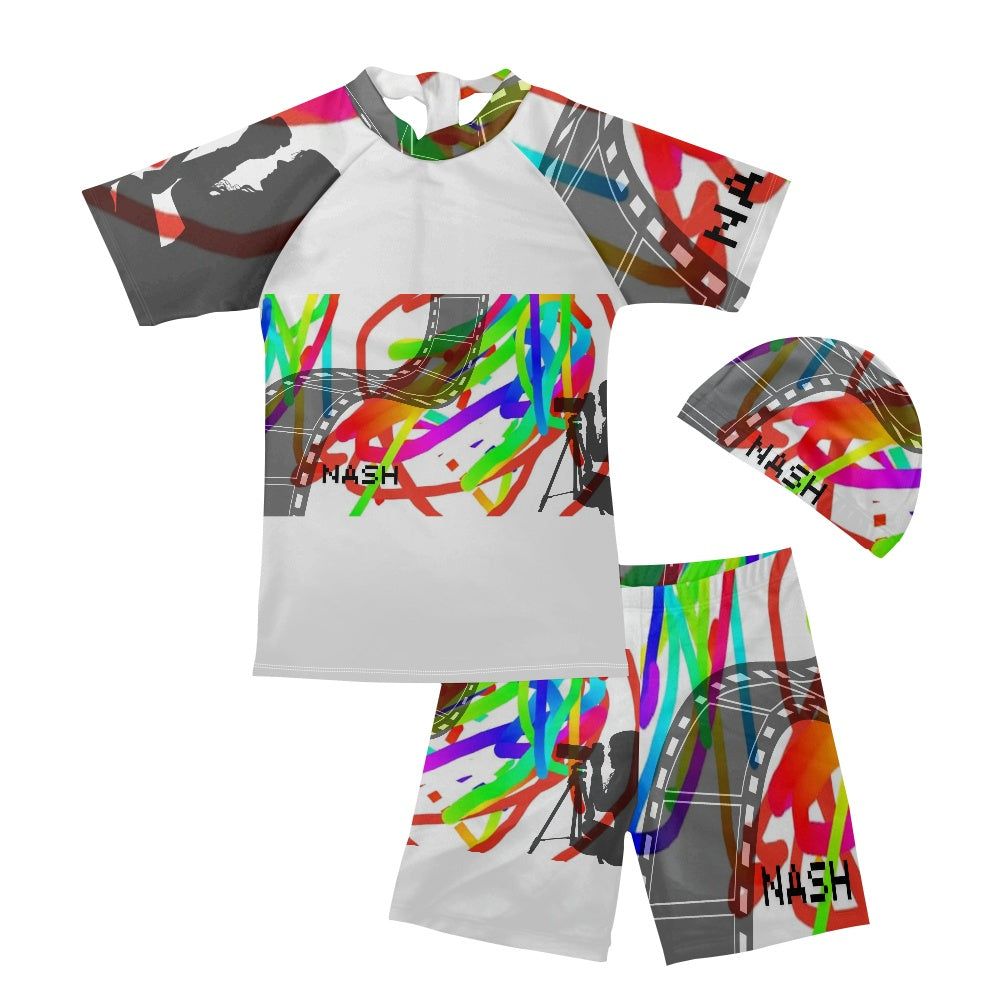 NASH Focused Boys three piece swimsuit
